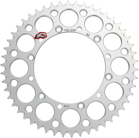 RENTHAL Kawasaki 112U-520-50GESI Aluminum Rear Sprocket – 50 Tooth, Silver