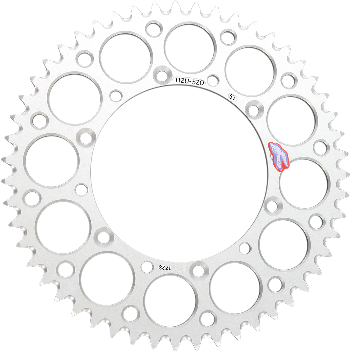 RENTHAL Rear Sprocket 51 Tooth Aluminum Kawasaki 112U-520-51GESI