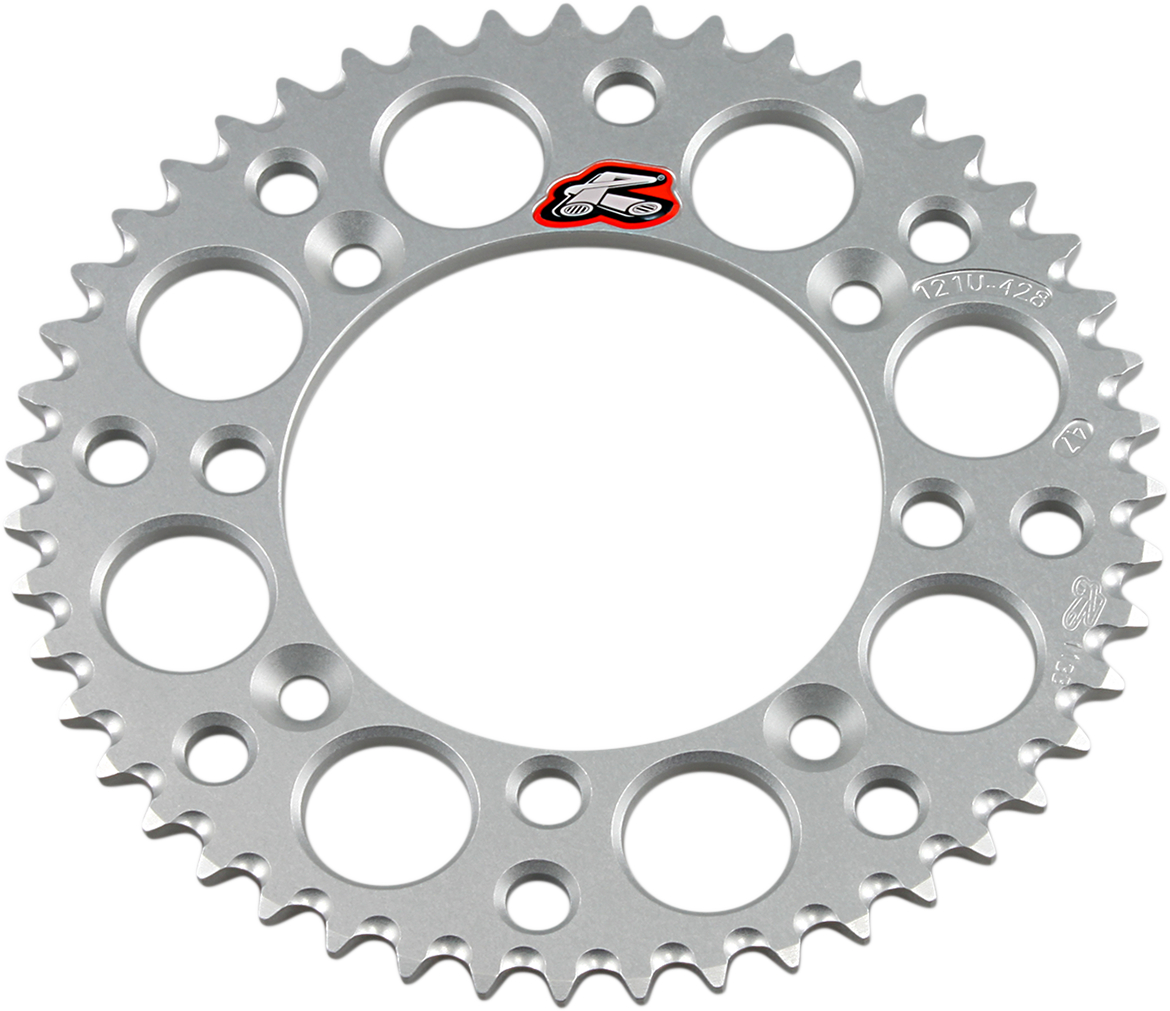 RENTHAL Rear Sprocket 47 Tooth Aluminum for Suzuki/Yamaha 121U-428-47GPSI