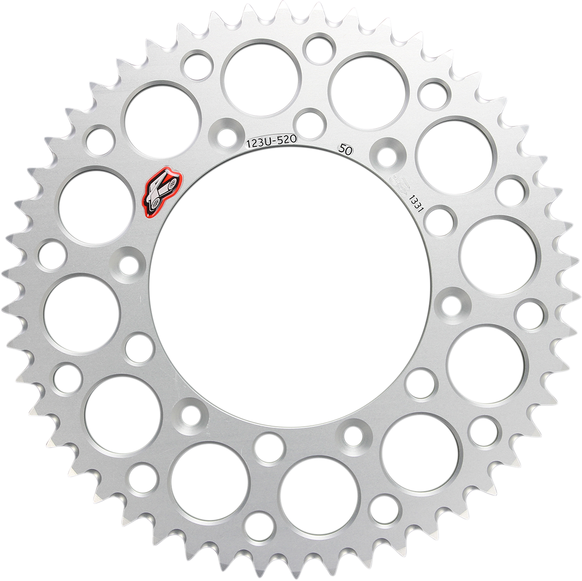 RENTHAL Rear Sprocket - Aluminum, 50 Tooth for Suzuki 123U-520-50GYSI