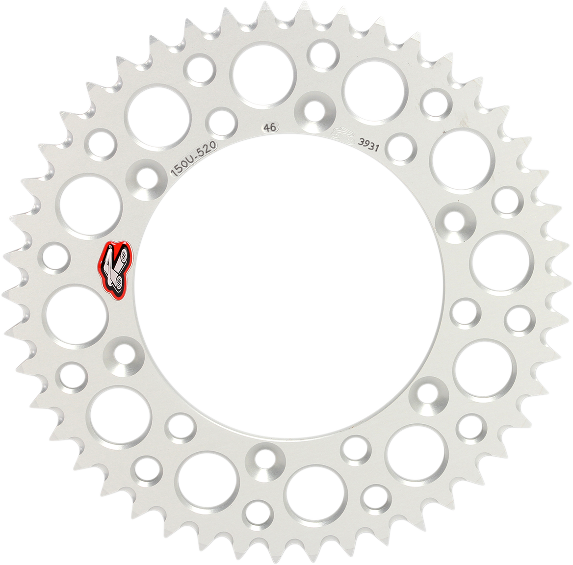 RENTHAL Rear Sprocket - Aluminum 46 Tooth Yamaha 150U-520-46GBSI