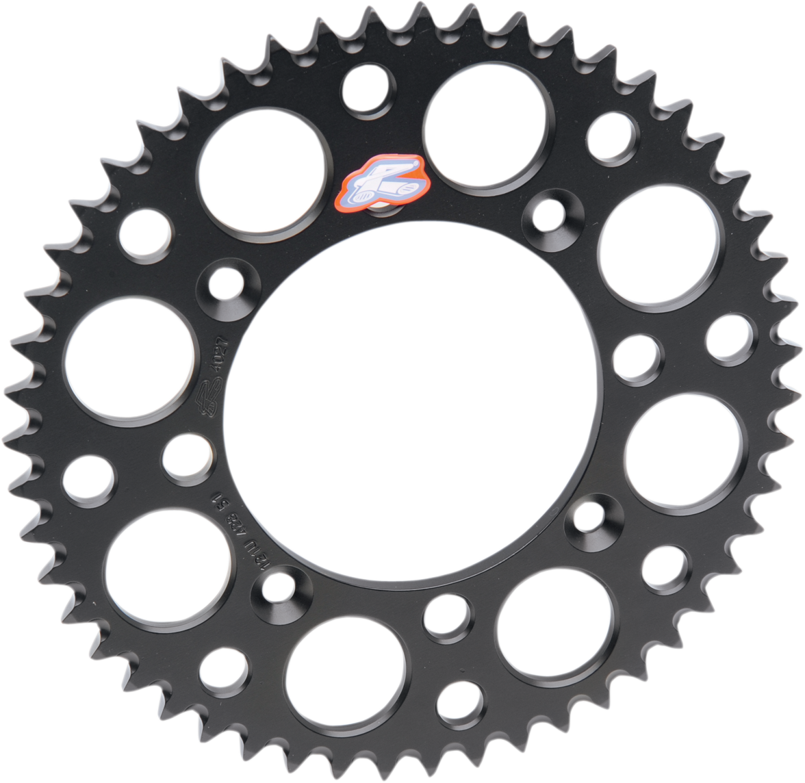 RENTHAL 150U-520-51GBSI Aluminum Rear Sprocket for Yamaha – 51 Tooth, Silver