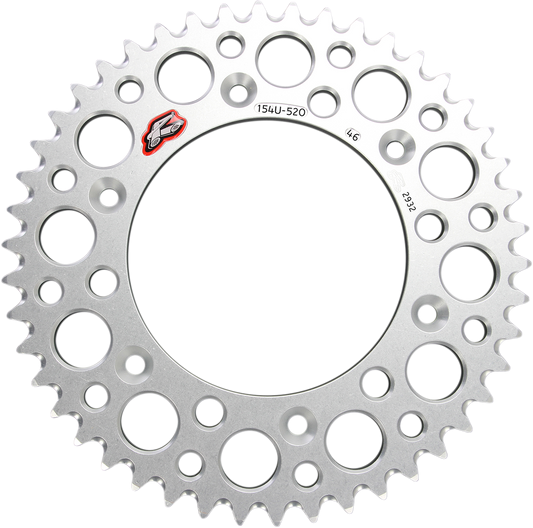 RENTHAL Rear Sprocket - Aluminum 46 Tooth for Honda 154U-520-46GRSI