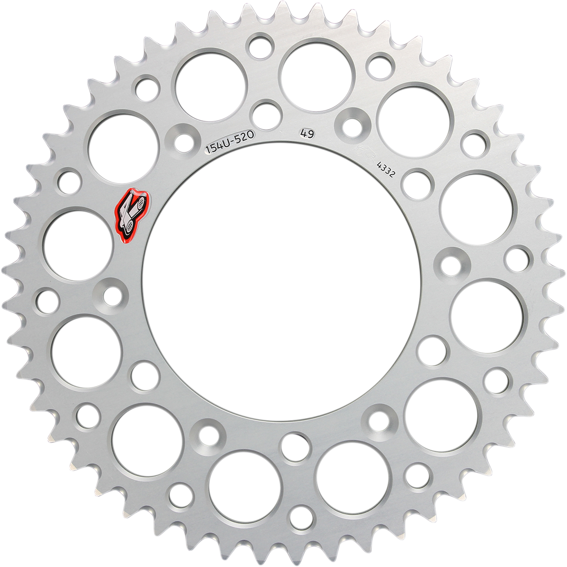 Renthal 154U-520-49GRSI Rear Aluminum Sprocket - 49 Tooth for Honda