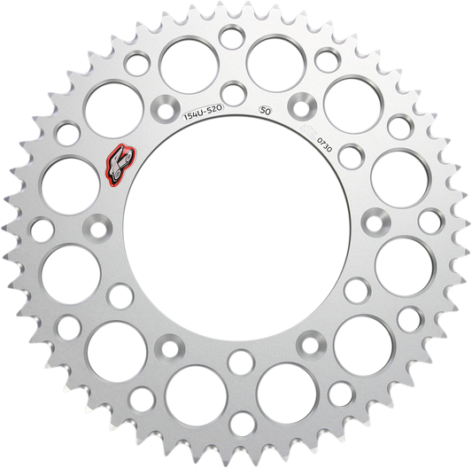 Renthal Rear Sprocket 50 Tooth Aluminum for Honda 154U-520-50GRSI