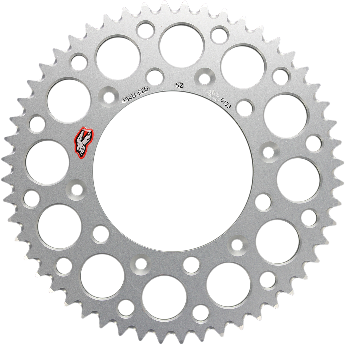 Renthal Rear Sprocket Aluminum 52 Tooth for Honda 154U-520-52GRSI