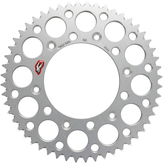 Renthal Rear Sprocket Aluminum 52 Tooth for Honda 154U-520-52GRSI