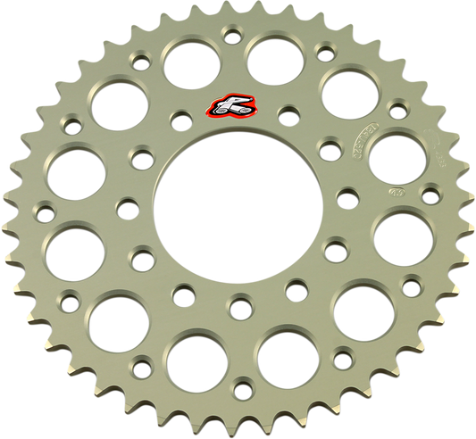 Renthal 184U-520-43P-HA Aluminum Rear Sprocket for Kawasaki, Suzuki, Triumph, and CFMoto - 43 Tooth
