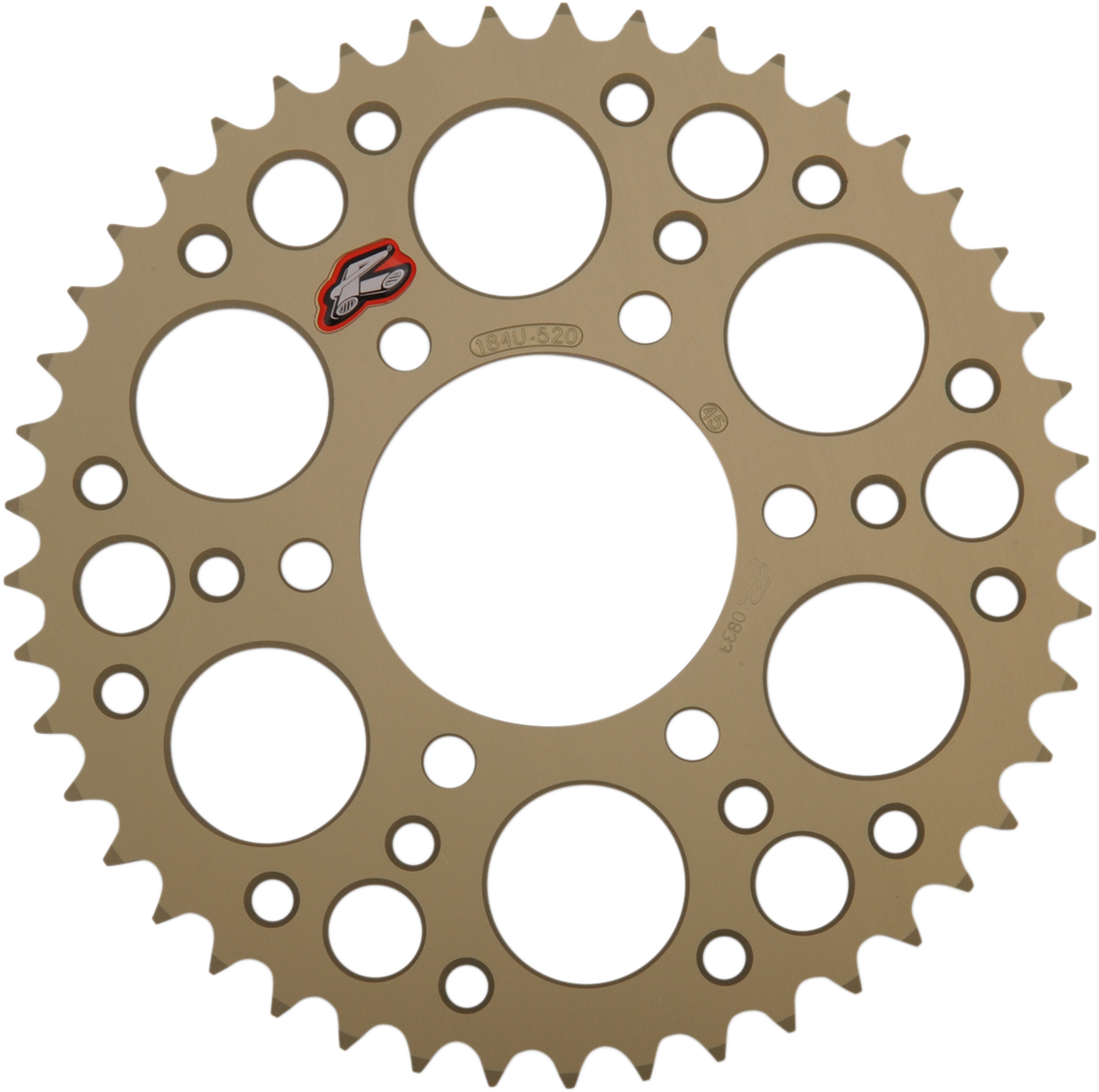 Renthal 184U-520-45P-HA Rear Aluminum Sprocket with 45 Teeth