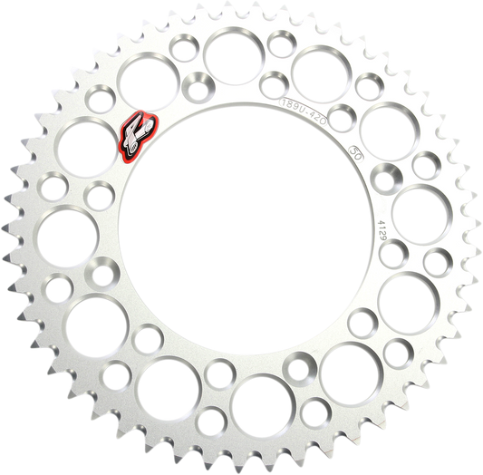 RENTHAL Rear Sprocket - Aluminum 50 Tooth for Honda 189U-420-50GRSI