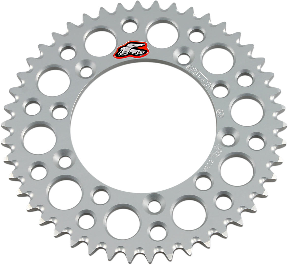 RENTHAL 192U-420-46GPSI Aluminum Rear Sprocket with 46 Teeth for Gas Gas, Husqvarna, KTM