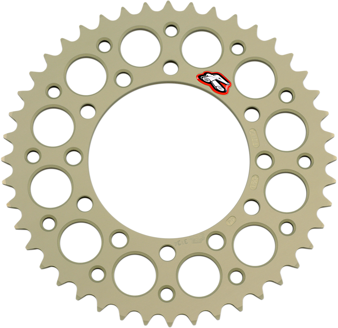 Renthal Rear Sprocket 210U-520-44P-HA for Suzuki, Yamaha, Kawasaki - 44 Tooth Aluminum
