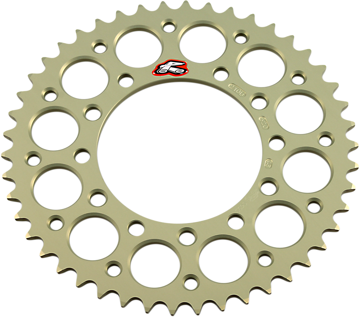Renthal Rear Sprocket 46 Tooth Aluminum for Suzuki, Yamaha, Kawasaki – Model 210U-520-46P-HA