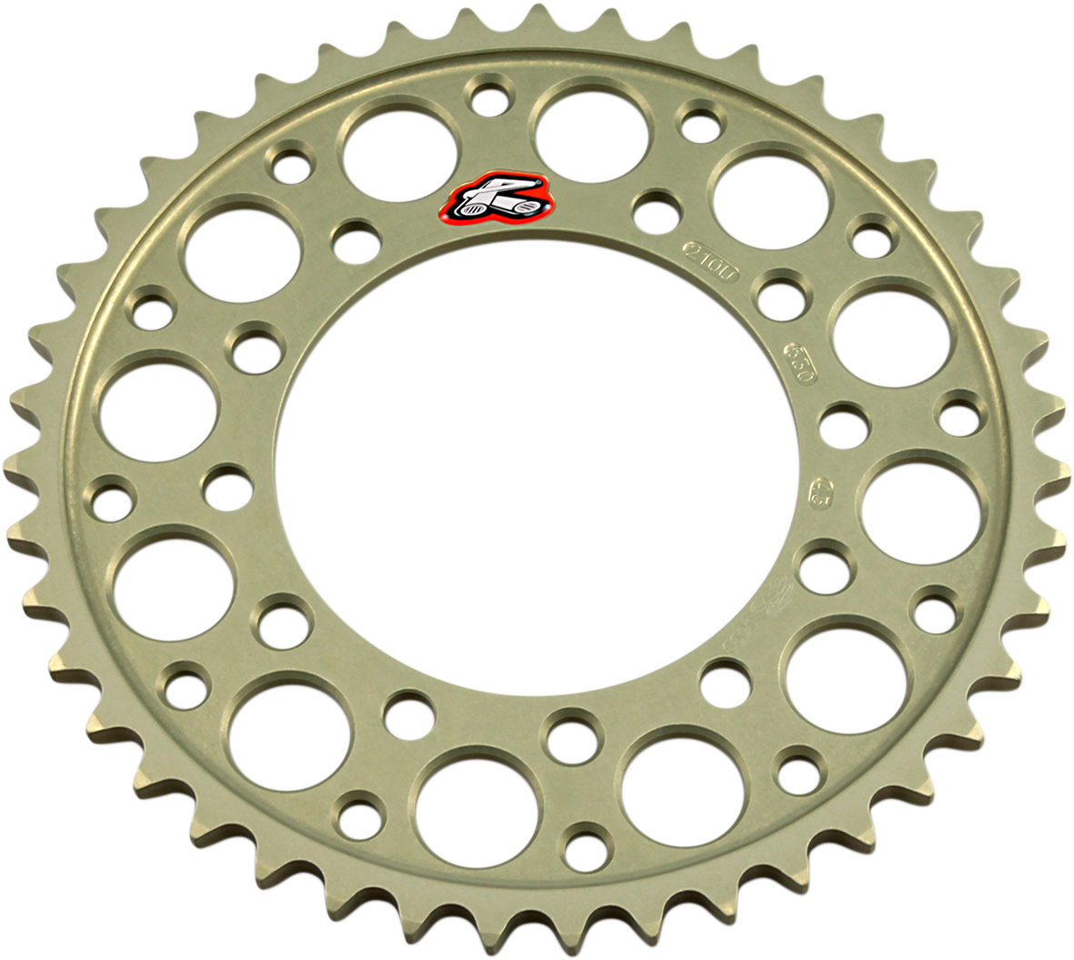 RENTHAL 210U-520-47P-HA Rear Aluminum Sprocket with 47 Teeth for Suzuki, Yamaha, Kawasaki