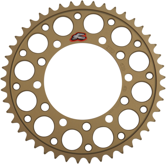 RENTHAL 210U-530-45P-HA Rear Aluminum Sprocket for Suzuki and Yamaha, 45 Teeth