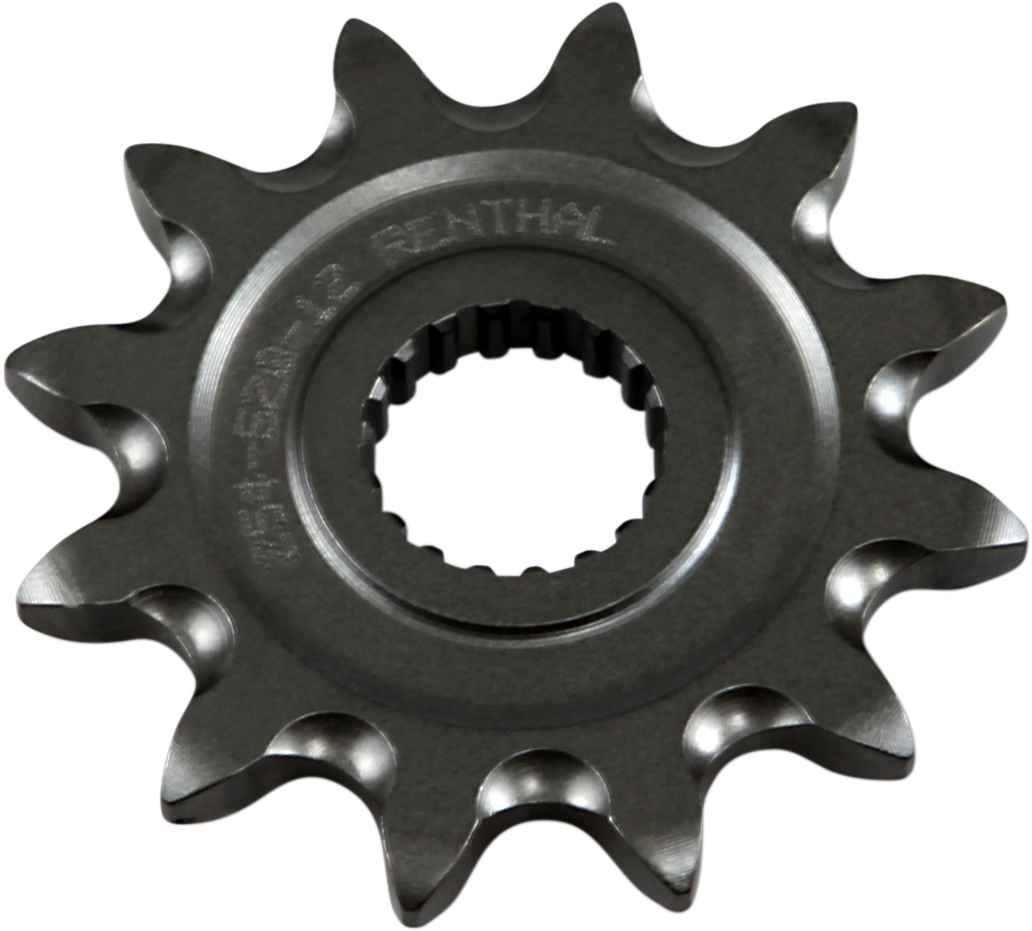 RENTHAL Front Sprocket 12 Tooth with Grooved Design for Suzuki 254-520-12GP