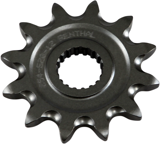 RENTHAL Front Sprocket 12 Tooth with Grooved Design for Suzuki 254-520-12GP