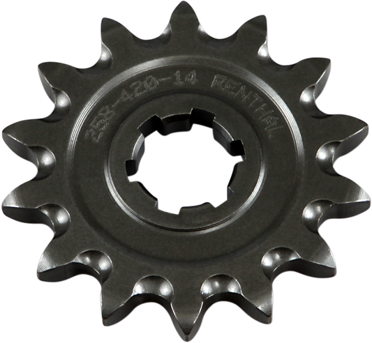 RENTHAL Front Sprocket 14 Tooth for Kawasaki, Suzuki, Yamaha - Part Number 258-420-14GP