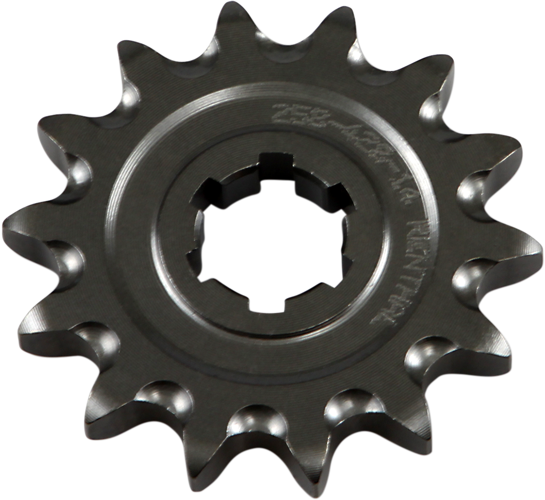 RENTHAL 14-Tooth Front Sprocket for Suzuki/Yamaha - Part Number 258-428-14GP
