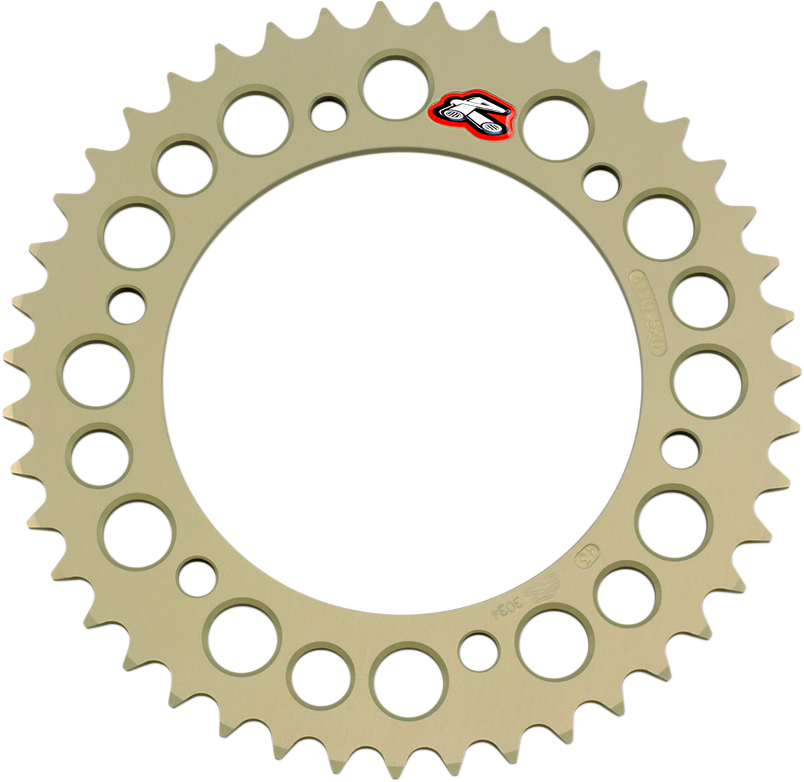 Renthal Rear Sprocket 43 Tooth Aluminum 411U-520-43P-HA for Honda