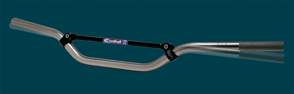 Renthal 7/8 inch Off-Road Handlebar for 110cc Playbikes - Model 611-01-SI-03-219, Silver