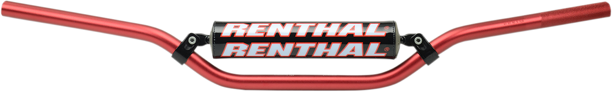RENTHAL 7/8" Off-Road Handlebar - 722 - CR High/Ricky Johnson - Red (Part #722-01-RD-01-185)