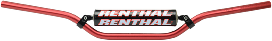 RENTHAL 7/8" Off-Road Handlebar - 722 - CR High/Ricky Johnson - Red (Part #722-01-RD-01-185)