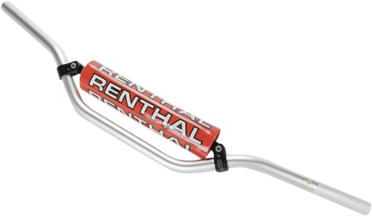 RENTHAL 7/8" Off-Road Handlebar - 722 - CR High/Ricky Johnson - Silver (Part Number 722-01-SI-01-185)
