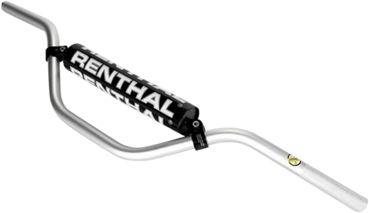 Renthal 7/8 inch Off-Road Handlebar 757 Mini High Silver (Part #757-02-SI-01-185)