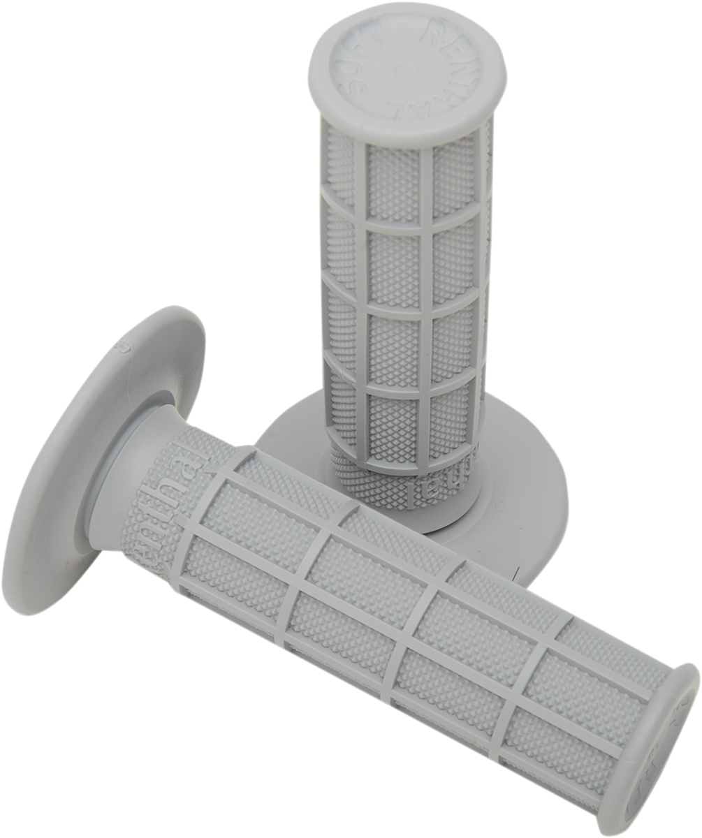 Renthal All-Waffle Grips G092 for 7/8 inch Handlebars - Soft Comfort and Control