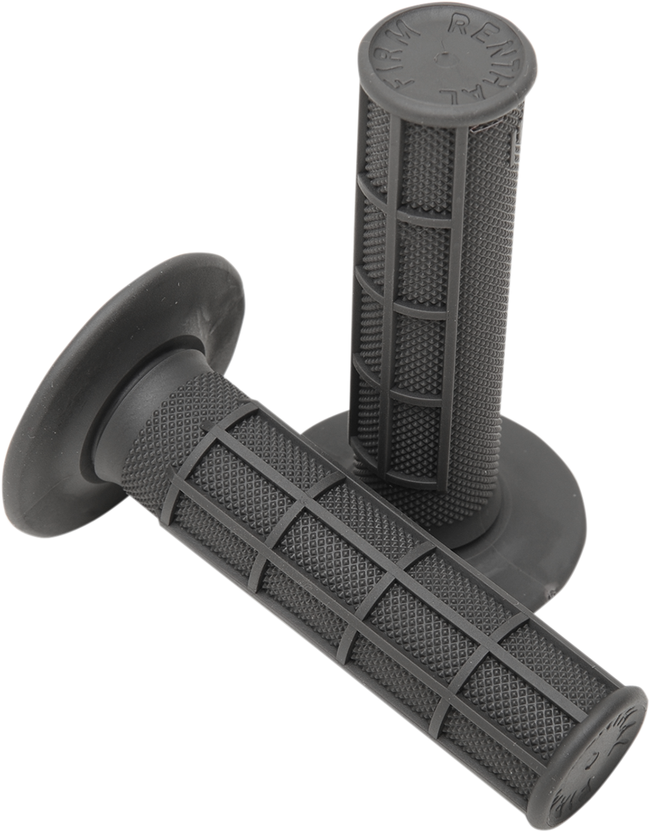 Renthal Half Waffle Grips - Firm G088 for 7/8 inch Handlebars