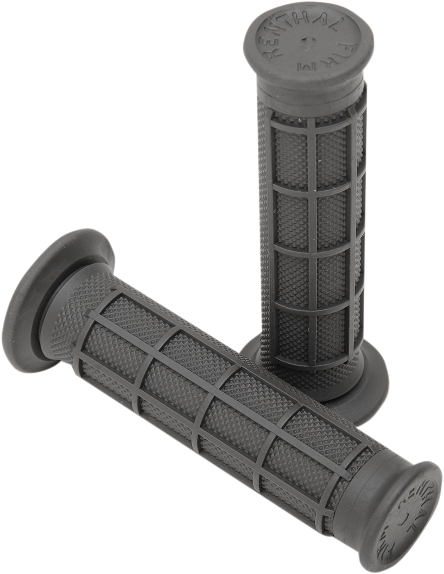 Renthal Half Waffle Grips - Firm, Model G113 for ATV Bars