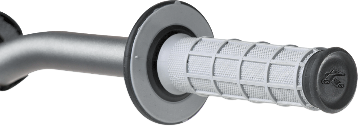 Renthal G152 Offroad Dual-Compound Grips with Full Waffle Pattern - Gray