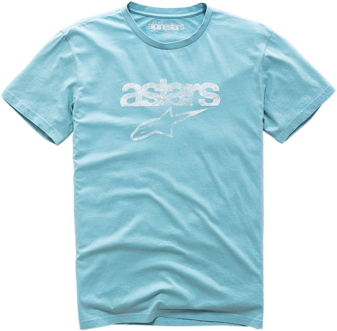 Alpinestars Heritage Blaze Premium T-Shirt - Faded Blue - 2XL (Part No. 12107300290762X)