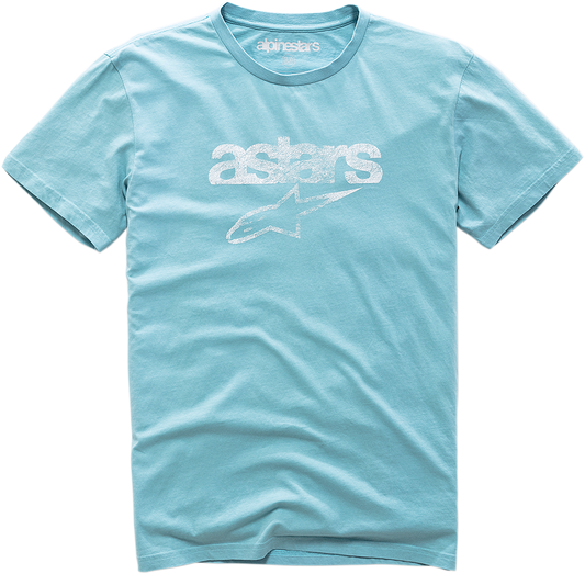 Alpinestars Heritage Blaze Premium T-Shirt - Faded Blue - 2XL (Part No. 12107300290762X)