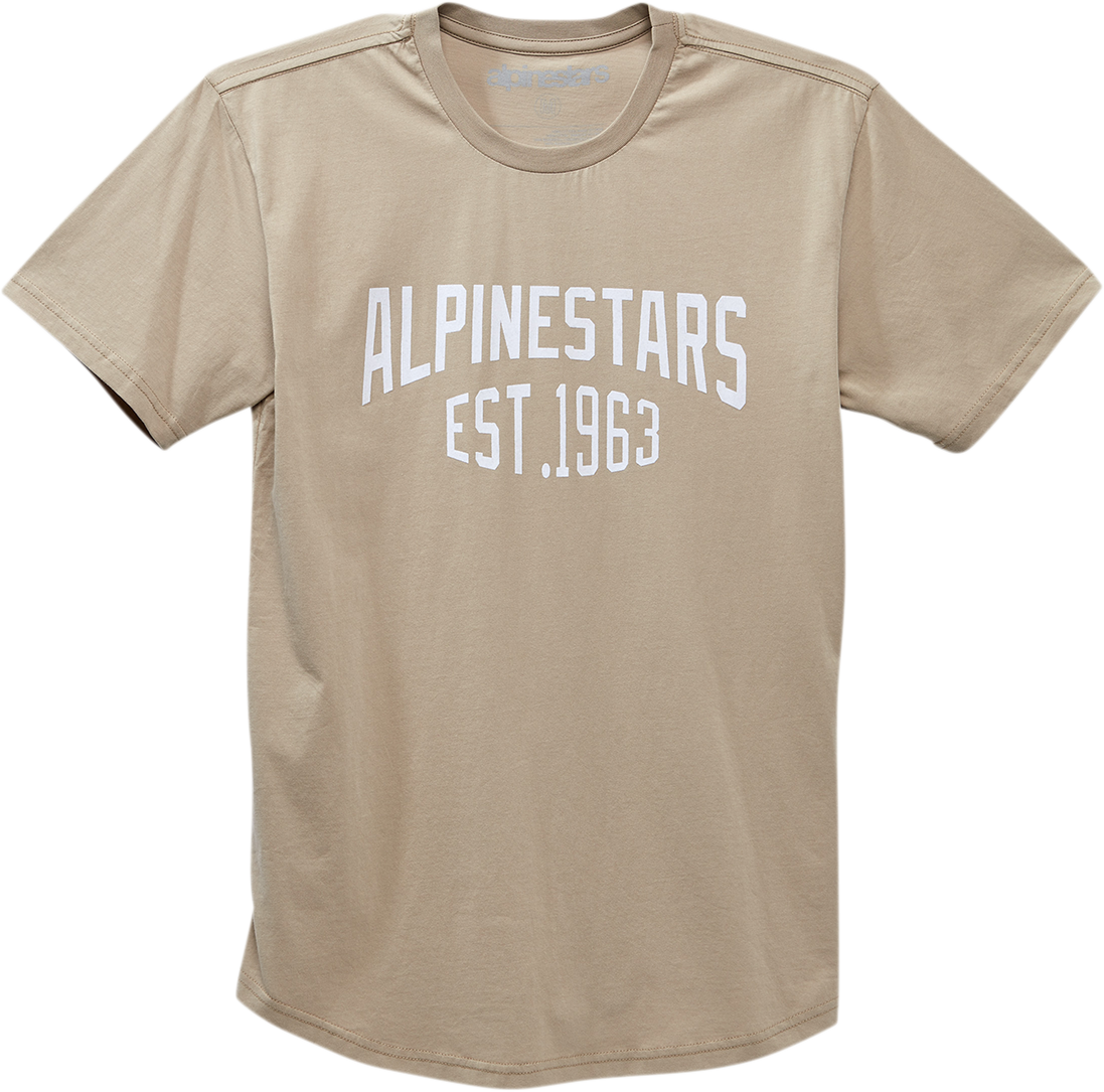 Alpinestars Arched Premium T-Shirt - Khaki Large (Part Number 12307150889L)