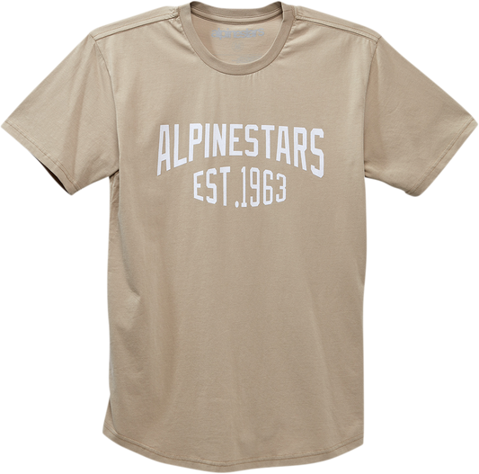Alpinestars Arched Premium T-Shirt in Khaki - XL (Part Number 12307150889XL)