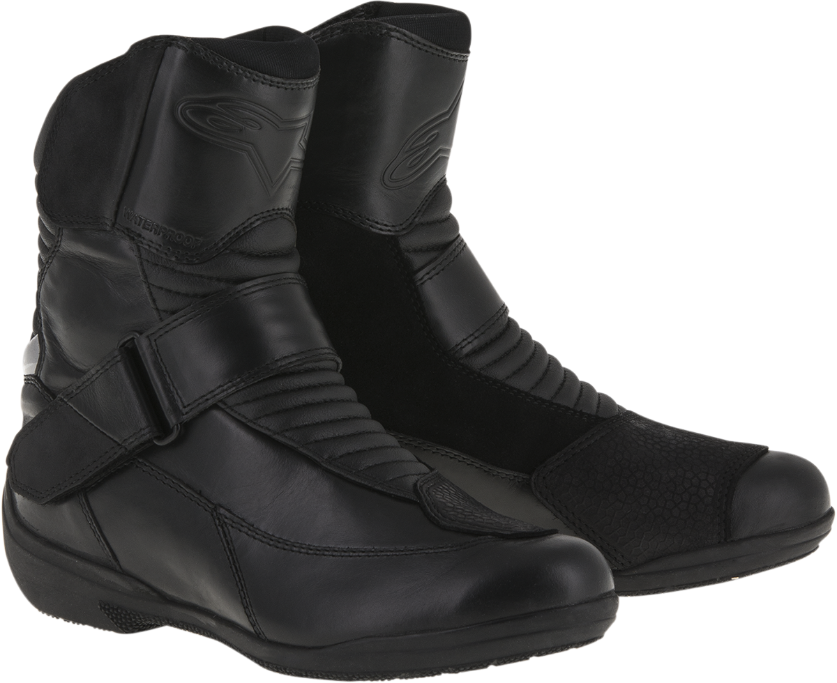 Alpinestars Stella Valencia Waterproof Boots - Black, US 11 / EU 43 - Part Number 2442216-10-43