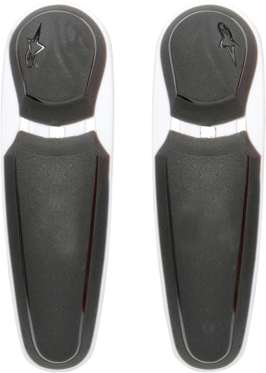 Alpinestars Toe Sliders - White/Black for SMX Series and More (Part No. 25SLISMX11-21)