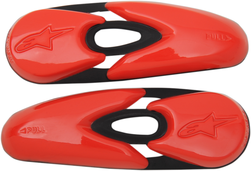 Alpinestars Toe Sliders - Red 25SLI6-30 for Moto Boots