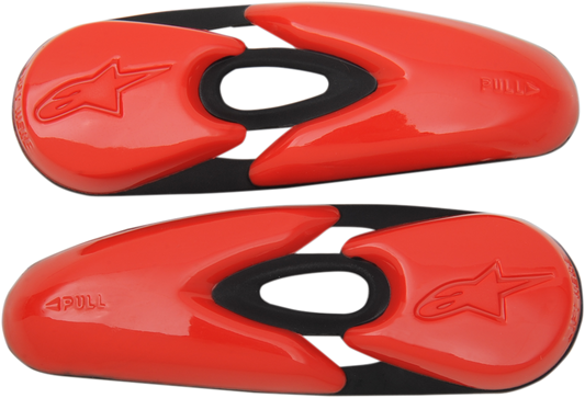 Alpinestars Toe Sliders - Red 25SLI6-30 for Moto Boots