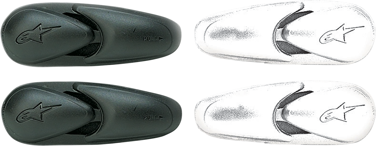 Alpinestars 25SLITECH-NE Flexible Toe Sliders for Motorcycle Boots - Black