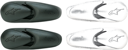 Alpinestars 25SLITECH-NE Flexible Toe Sliders for Motorcycle Boots - Black