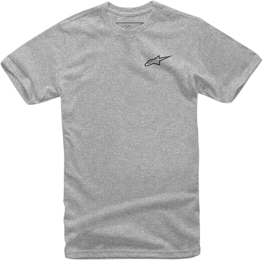 Alpinestars Neu Ageless T-Shirt 2XL Heather Gray/Navy - Comfortable Cotton Classic
