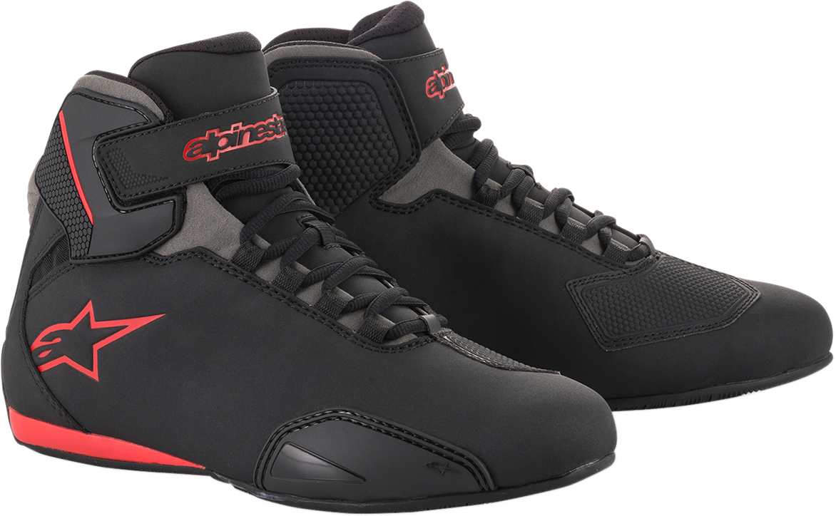 Alpinestars Sektor Shoes - Black, Gray & Red, US 7 / EU 39 - Part 25155181317