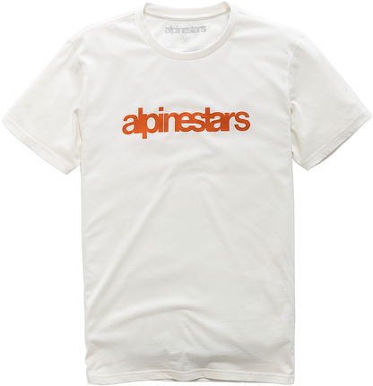 Alpinestars Heritage Word T-Shirt - Natural - XL, Authentic Logo Graphic Tee