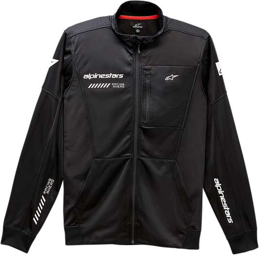 Alpinestars Stint Faster Track Fleece Jacket - Black, XL (Part Number 12305313010XL)