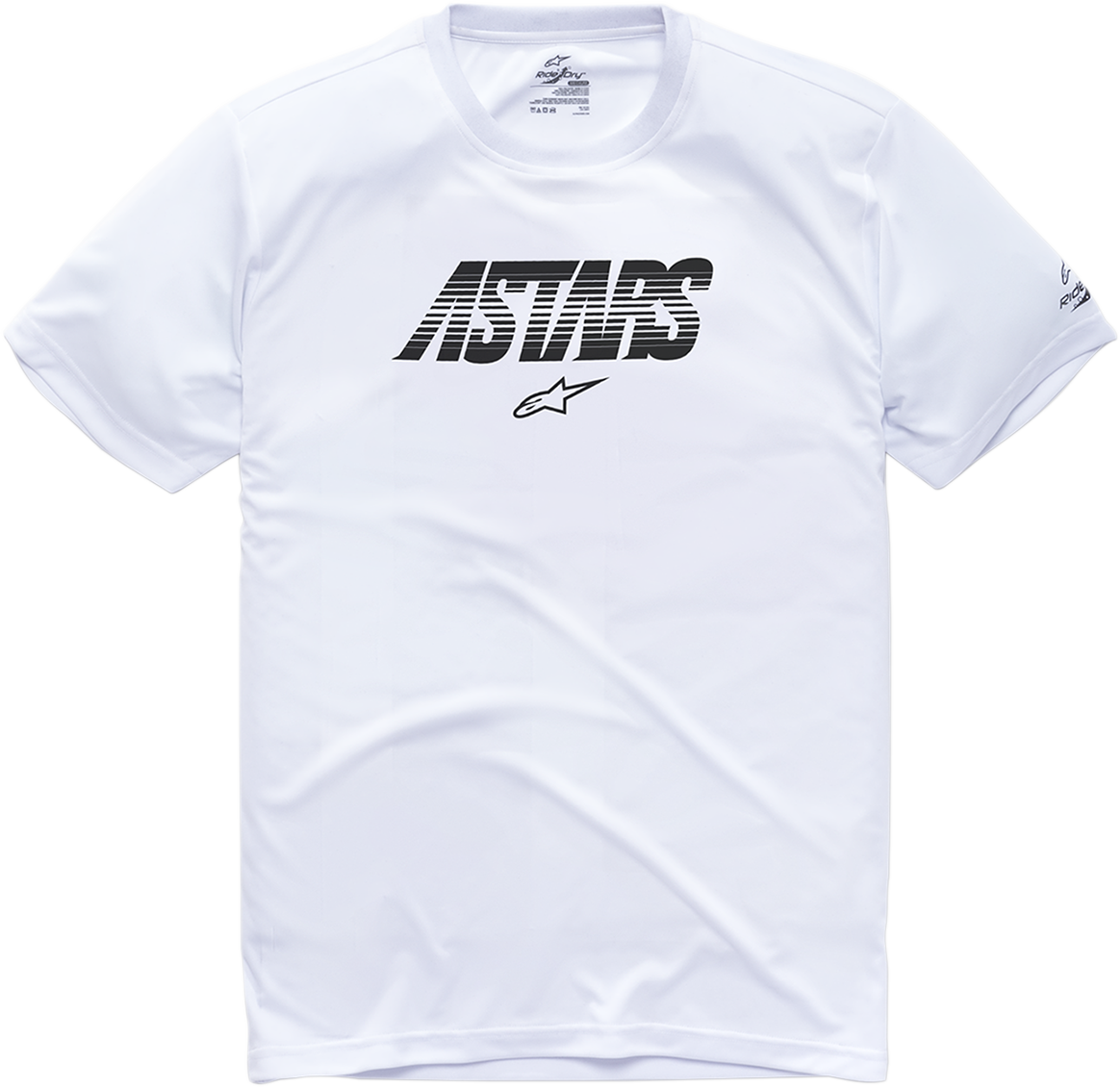 Alpinestars Tech Angle Premium T-Shirt White XL - Performance Poly-Wicking Fabric