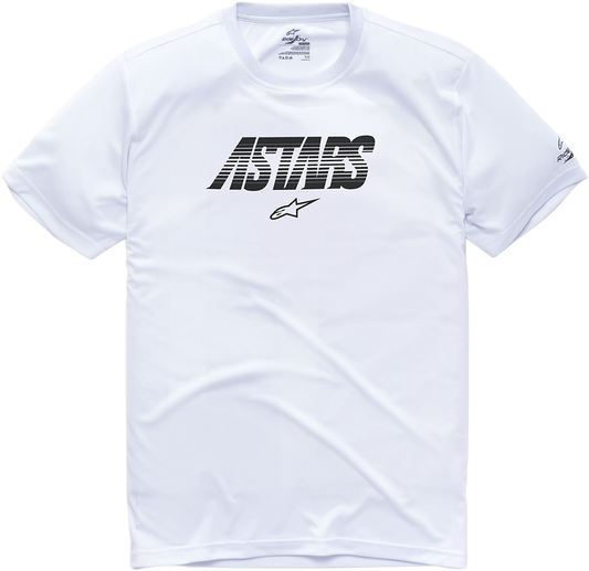 Alpinestars Tech Angle Premium T-Shirt White XL - Performance Poly-Wicking Fabric