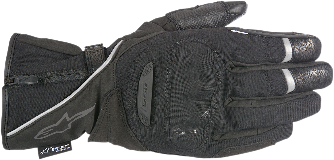 Alpinestars Primer Drystar® Waterproof Motorcycle Gloves - Black, Medium (Part Number 3528418-10-M)